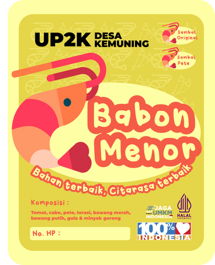 [Design] Label Babon Menor